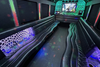 Lancaster Limo Bus Interior
