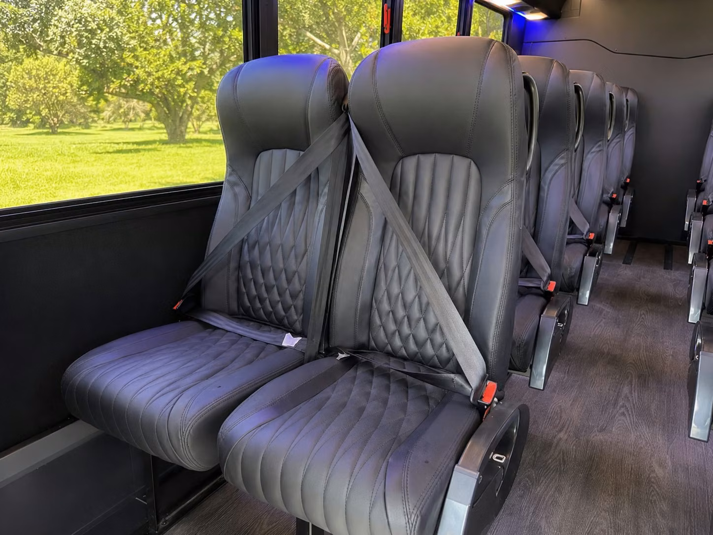 15 passenger minibus inside