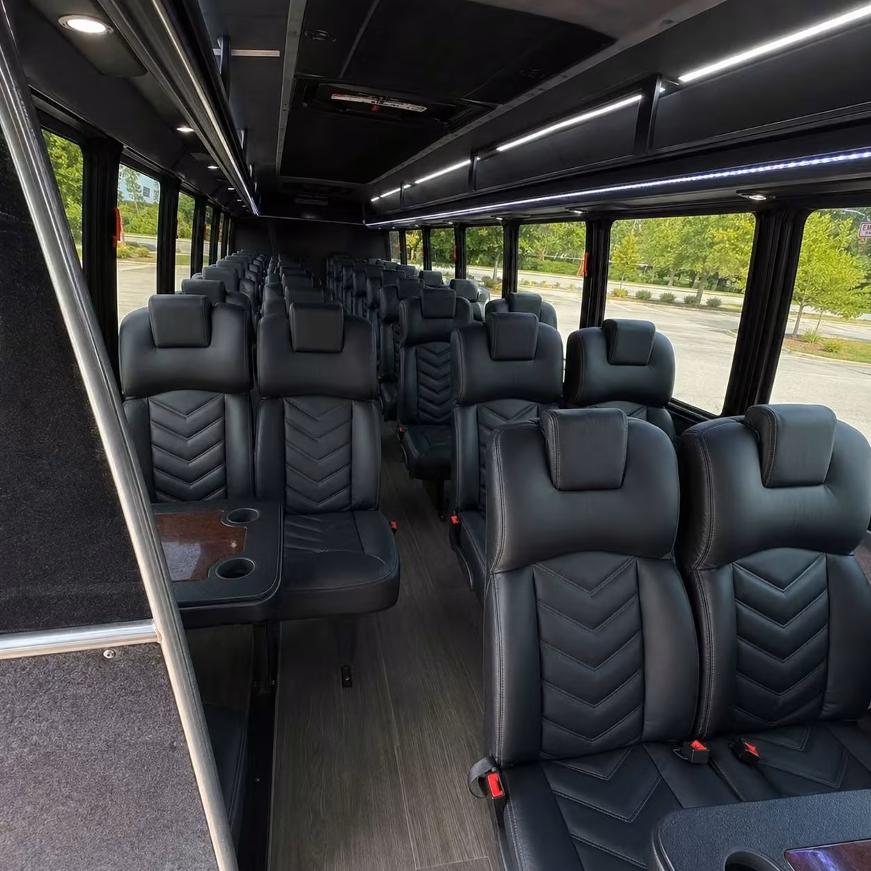30 passenger minibus inside