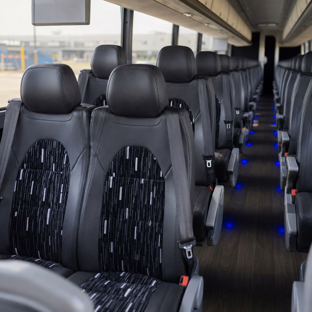 lancaster charter bus interior