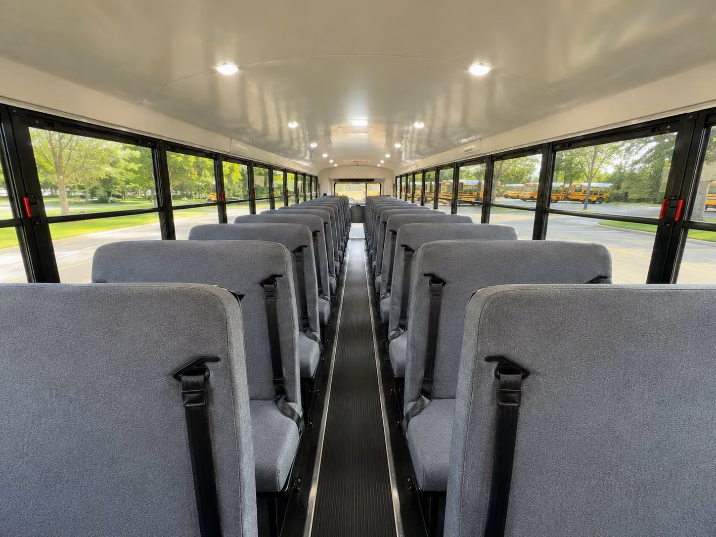 school bus interior